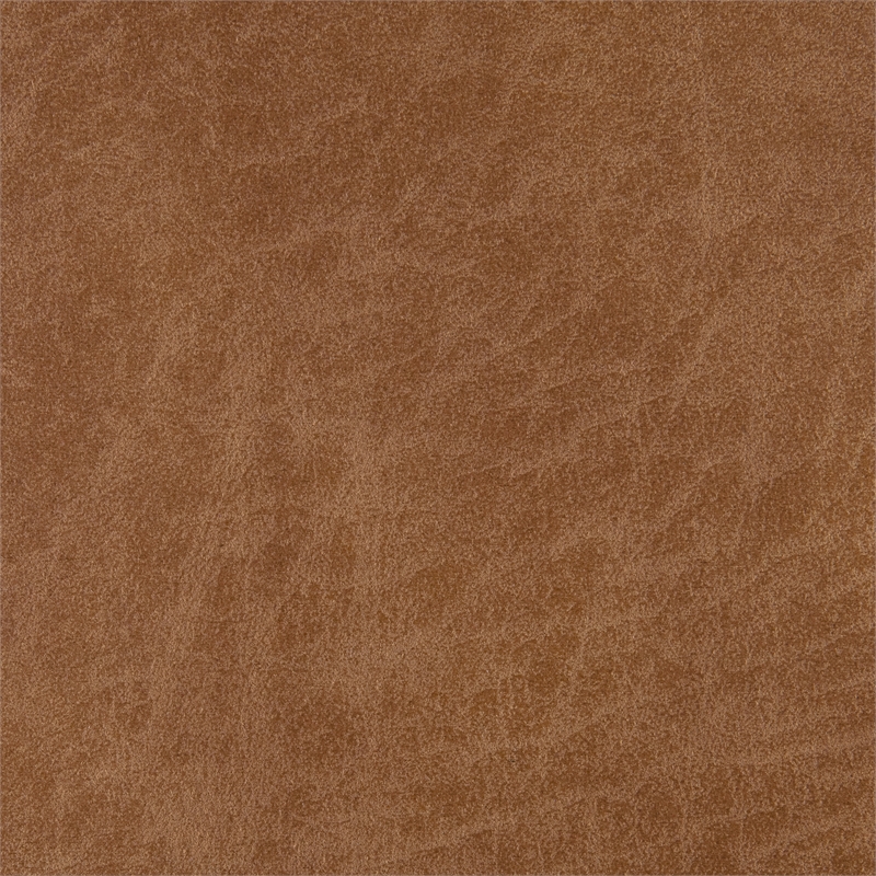 Pemberly Row Polished Microfiber Loveseat with Bolster Pillows in Brown