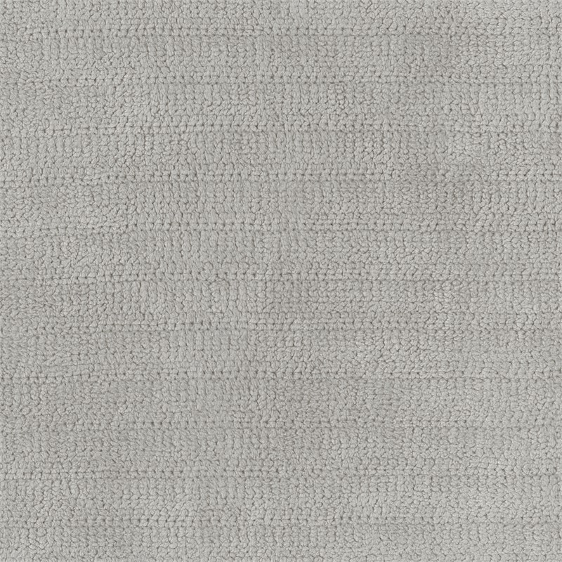 Pemberly Row Fabric Convertible Sofa with Pull-Out Bed in Light Gray