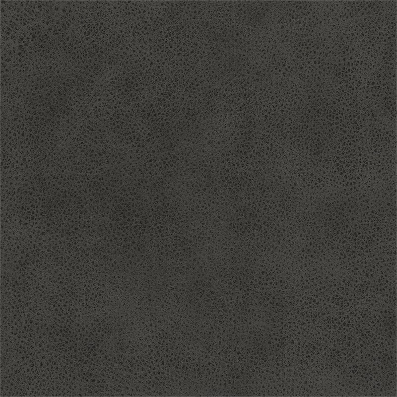 Pemberly Row Microfiber 2-Piece Manual Reclining Sofa Set with Console in Gray