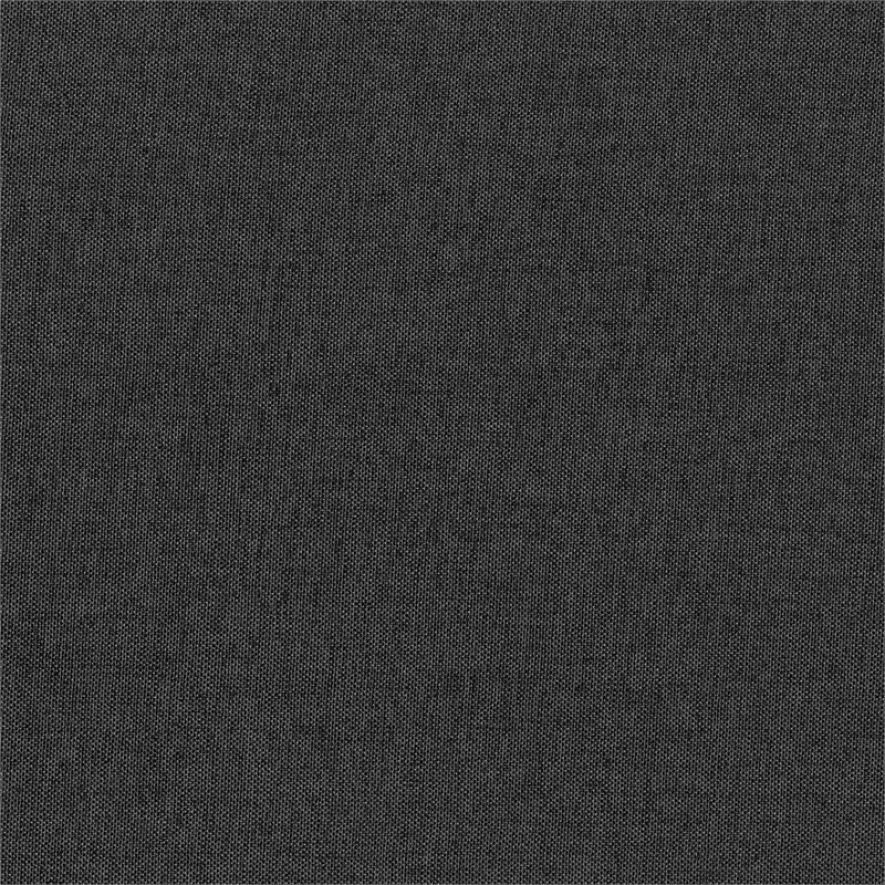 Pemberly Row Textured Fabric Daybed with Pull-Out Trundle 300 lbs in Dark Gray