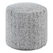 Pemberly Row Cylindrical Accent Pouf with Non-Slip Bottom in Multi-Color