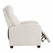 Pemberly Row Corduroy Push Back Reclining Chair 300 lbs in Beige