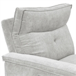 Pemberly Row 6-Piece Sectional with 2 Recliners Chaise & Console in Mist Gray