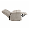 Pemberly Row Chenille Rocker Recliner with Foam over Pocket Coils in Light Brown