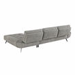 Pemberly Row 2-Piece Sectional with Right Chaise Adjustable Back in Dove Gray