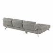 Pemberly Row 2-Piece Sectional with Left Chaise Adjustable Back in Dove Gray