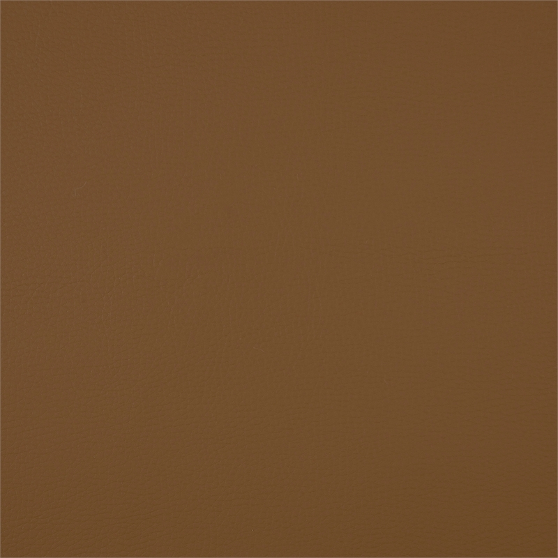 Pemberly Row Faux Leather Power Recliner with LED USB Storage Arms in Brown