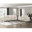 Pemberly Row Corduroy Sofa with USB Charging and Pull-Out Storage in Beige