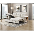 Pemberly Row Boucle Sectional with Reversible Chaise and Pull-Out Bed in Beige
