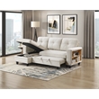 Pemberly Row Boucle Sectional with Reversible Chaise and Pull-Out Bed in Beige