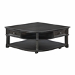 Pemberly Row Elm Veneer Lift Top Cocktail Table with Storage in Charcoal
