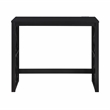 Pemberly Row 3-Piece Nesting Desk Set with Padded Stool in Black