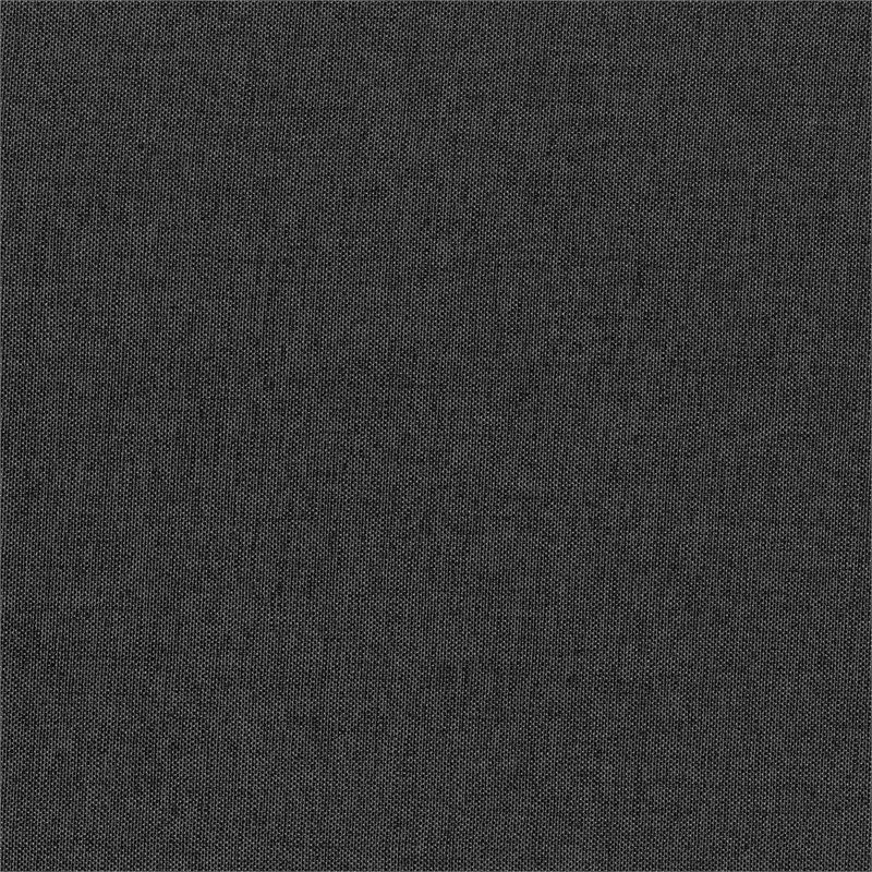 Pemberly Row Textured Fabric Daybed with Pull-Out Trundle in Dark Gray