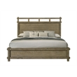Pemberly Row 3-Piece Bedroom Set in Antique White Oak - King Bed & 2 Nightstands