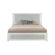Pemberly Row Bedroom Set with Queen Bed and 2 Nightstands in Beige