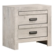 Pemberly Row Bedroom Set with Full Size Bed, Nightstands, and Decorative Planter