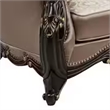 Pemberly Row Living Room Set with Armchair, Loveseat, & Sofa in Brown Velvet