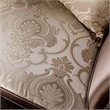 Pemberly Row Living Room Set with Armchair, Loveseat, & Sofa in Brown Velvet