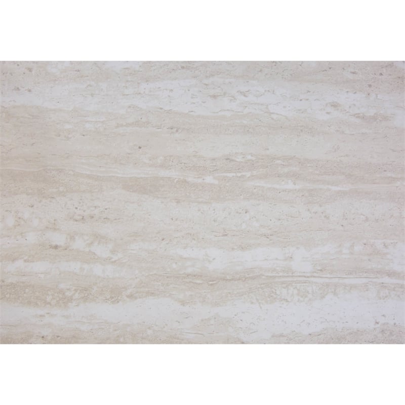 Pemberly Row Accent Table with Drawer and X-Design Frame in Beige Marble