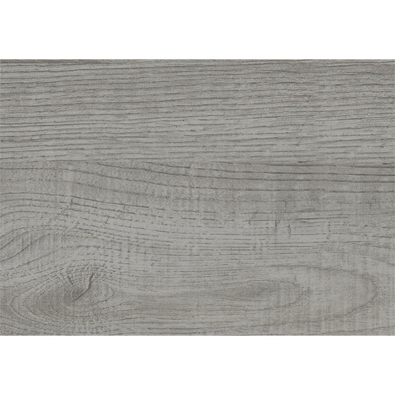 Pemberly Row L-Shaped Corner Console Table in Gray Wood Look