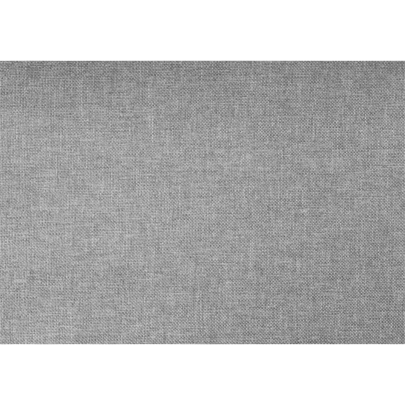 Pemberly Row Upholstered 2-Drawer Nightstand in Grey Linen Look