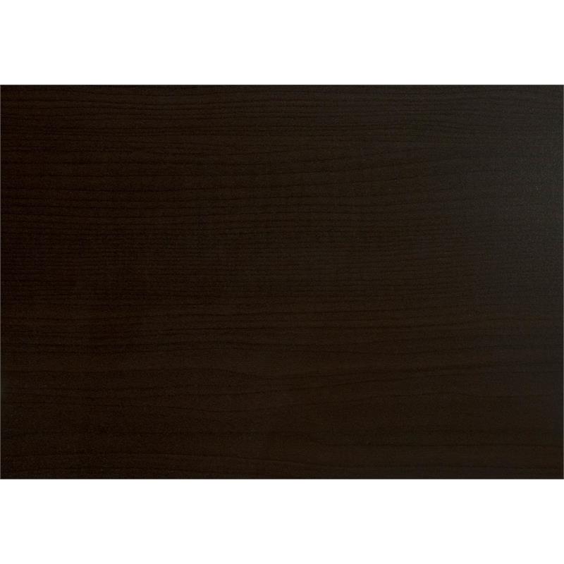 Pemberly Row 3-Tier Console Table with Shelves in Dark Brown Espresso