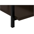 Pemberly Row 3-Tier Console Table with Shelves in Dark Brown Espresso
