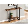 Pemberly Row Industrial Farmhouse Console Table in Brown Reclaimed Wood