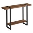 Pemberly Row Industrial Farmhouse Console Table in Brown Reclaimed Wood