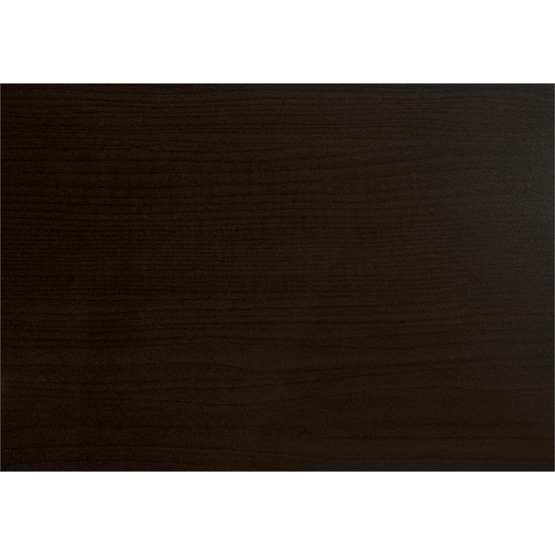 Pemberly Row Wide C-Shaped Accent Table with Handle in Espresso