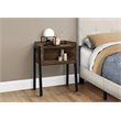 Pemberly Row Industrial End Table with Open Shelf in Brown Reclaimed Look