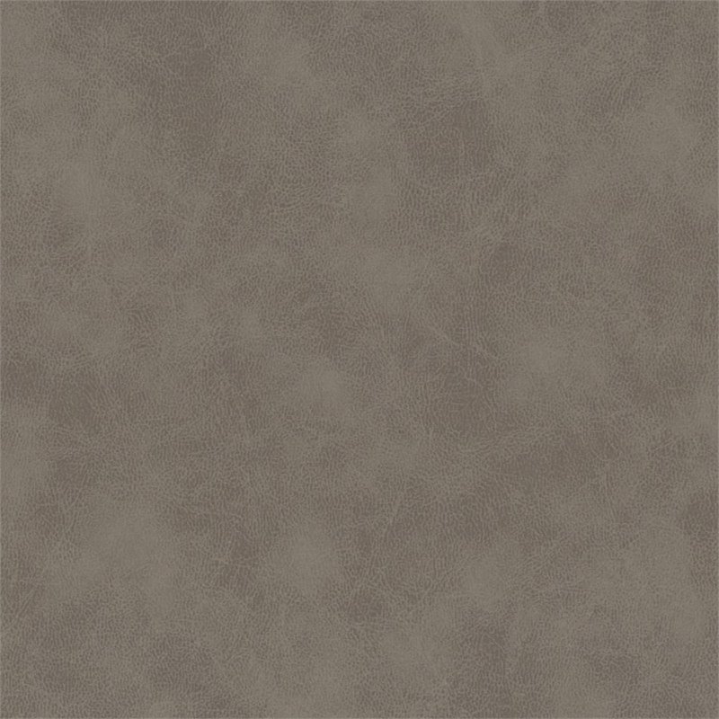 Pemberly Row Set of 2 Faux-Suede Dining Chairs with U-Base in Taupe