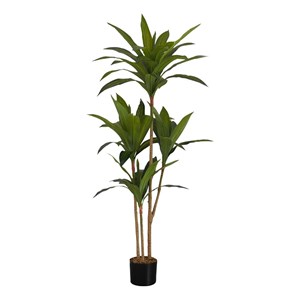 Pemberly Row 51&quot Tall Indoor Artificial Dracaena Tree with 54 Leaves