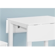 Pemberly Row Set of 2 Cross Back Dining Chairs in Satin White Solid Wood
