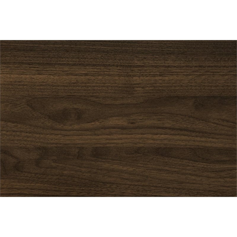 Pemberly Row 3-Piece Coffee Table Set with Lower Shelves in Dark Walnut