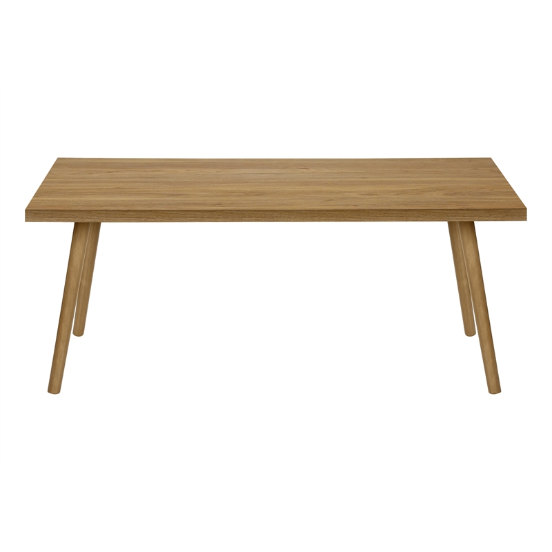 Pemberly Row 3-Piece Light Walnut Laminate Table Set with Solid Wood Legs