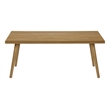 Pemberly Row 3-Piece Light Walnut Laminate Table Set with Solid Wood Legs