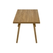 Pemberly Row 3-Piece Light Walnut Laminate Table Set with Solid Wood Legs