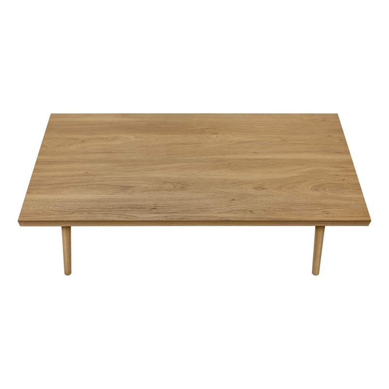 Pemberly Row 3-Piece Light Walnut Laminate Table Set with Solid Wood Legs