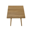 Pemberly Row 3-Piece Light Walnut Laminate Table Set with Solid Wood Legs