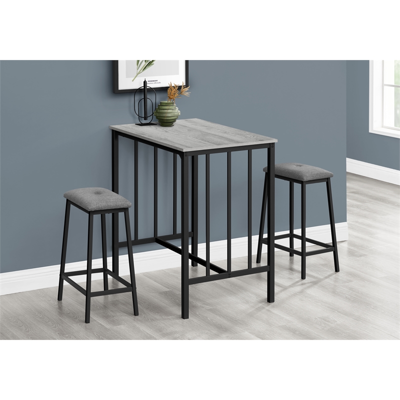 Pemberly Row 3-Piece Counter Height Dining Set with 36