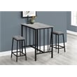 Pemberly Row 3-Piece Counter Height Dining Set with 36