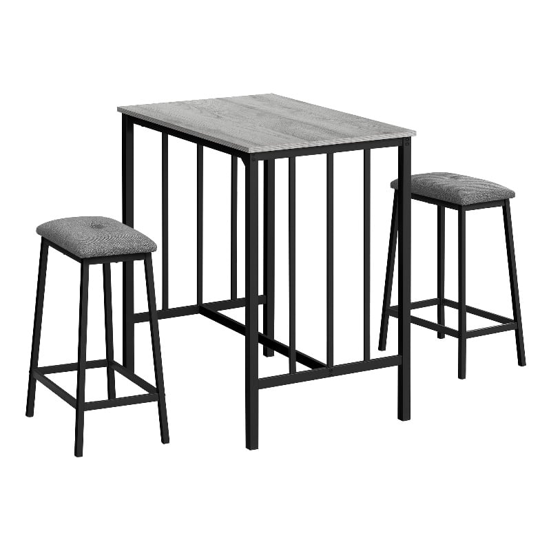Pemberly Row 3-Piece Counter Height Dining Set with 36