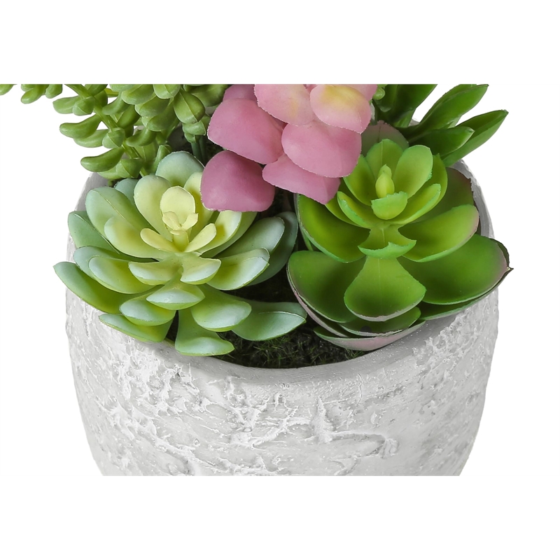 Pemberly Row Set of 2 Artificial Succulents 9