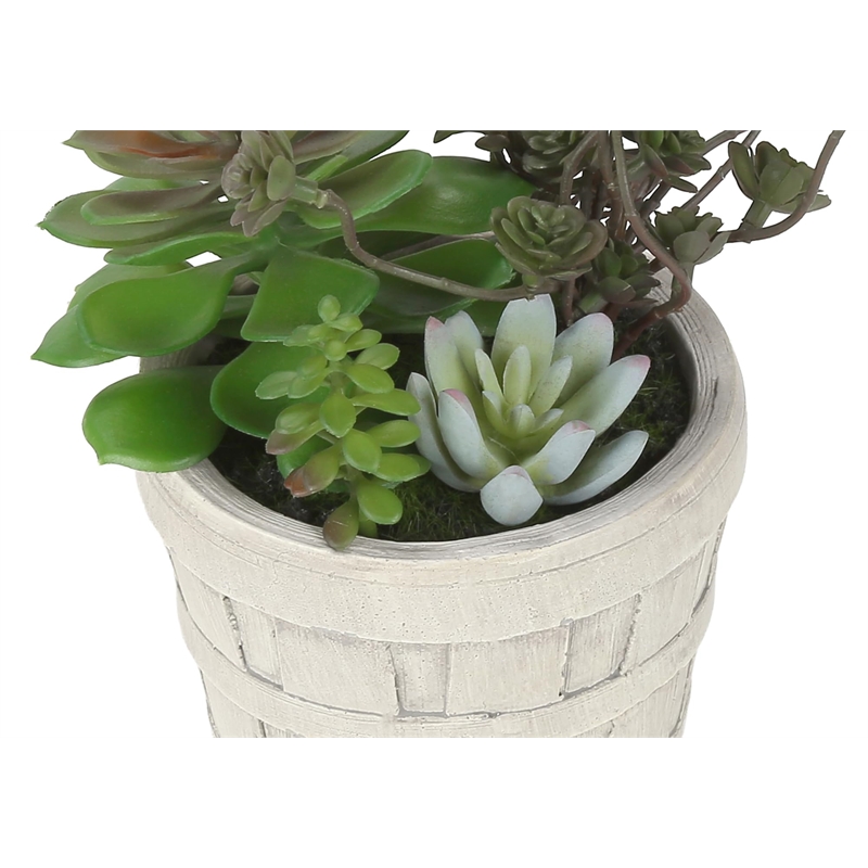 Pemberly Row Set of 2 Artificial Succulents 9