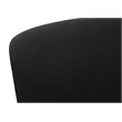 Pemberly Row High-Back Executive Office Chair in Black Fabric with Swivel Base