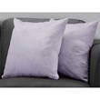Pemberly Row Velvet Feathered Pattern Accent Throw Pillow Set of 2 in Purple