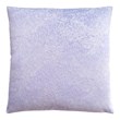 Pemberly Row 18x18 Velvet Feathered Pattern Accent Throw Pillow in Light Purple