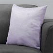 Pemberly Row 18x18 Velvet Feathered Pattern Accent Throw Pillow in Light Purple
