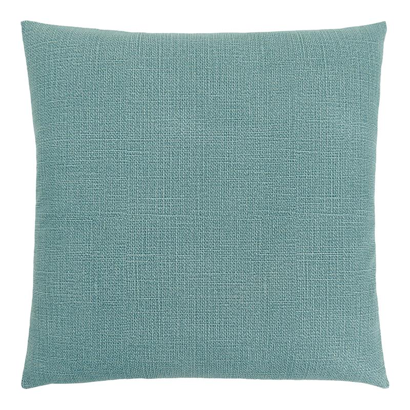 Pemberly Row 18x18 Linen-Look Textured Accent Throw Pillow in Light Green